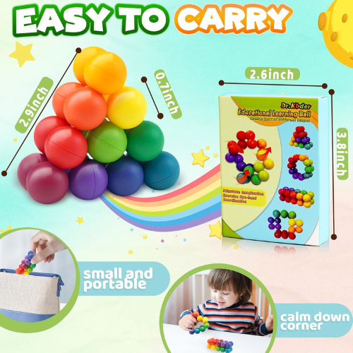Autism Sensory Fidget Ball Toy Calming Travel and Classroom Activity
