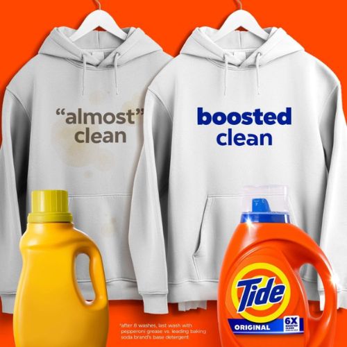 Tide Laundry Detergent Liquid, Original Scent, 64 Loads, 80 FL OZ