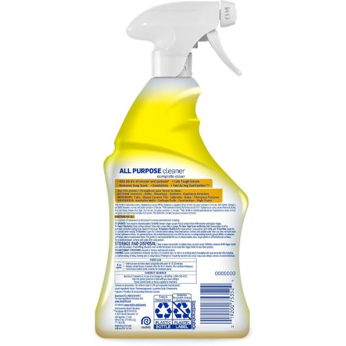 Lysol All Purpose Cleaner Spray, Disinfectant, Lemon, 32oz