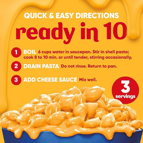 Velveeta Shells & Cheese β Original, 3-Pack (12 oz Boxes)