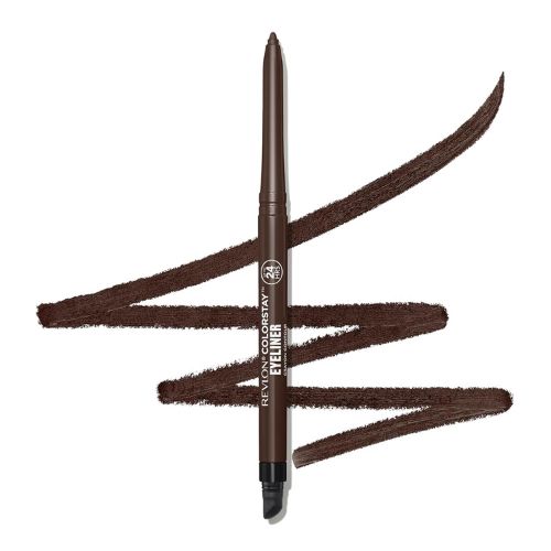 Revlon ColorStay Pencil Waterproof Eyeliner, 202 Black Brown, 0.01 oz