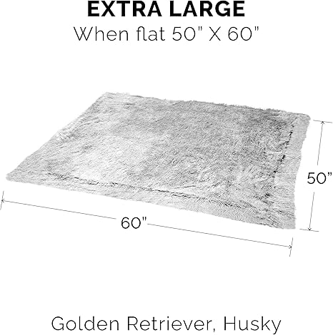 Furhaven Waterproof Pet Blanket β XL, Mist Gray, Plush & Washable