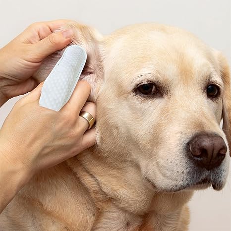 Dog Ear Cleaner Wipes β Finger Wipes for Dogs & Cats β Coconut Formula