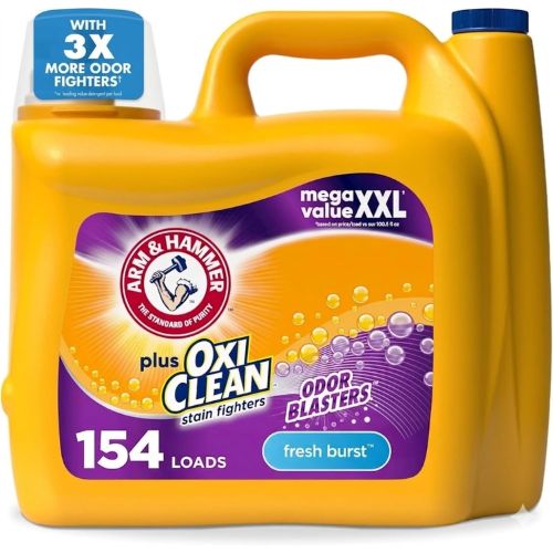ARM & HAMMER Plus OxiClean with Odor Blasters Liquid Laundry Detergent