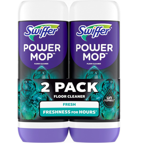Swiffer Power Mop Floor Cleaning Solution  25.3 fl oz , 2-Pack
