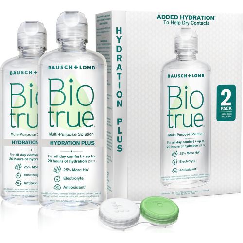 Biotrue Hydration Plus Multi-Purpose Contact Lens Solution, 10 oz 2 Pack