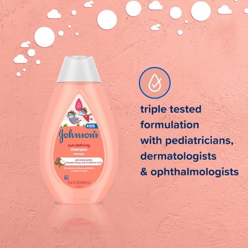 Johnson's Kids' Curl Defining Shampoo with Shea Butter, 13.6 fl oz