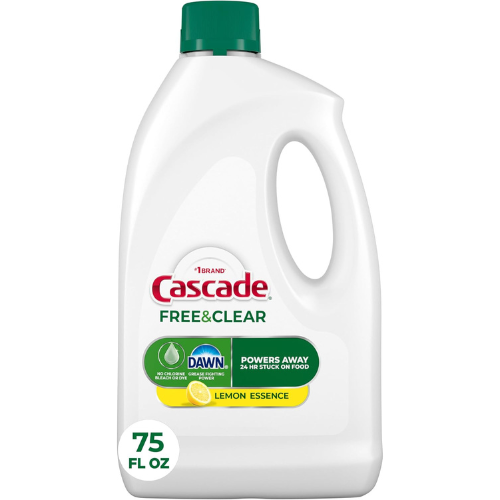 Cascade Free & Clear Dishwasher Detergent Liquid
