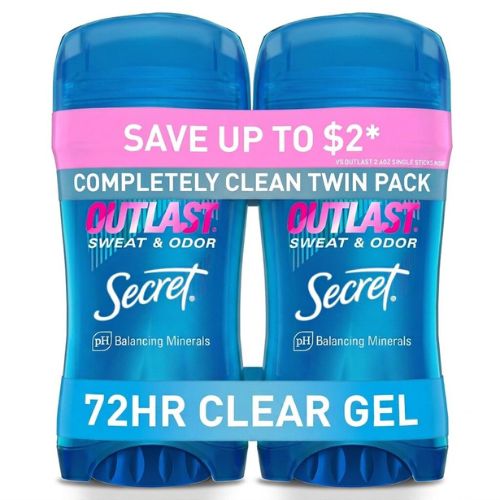 Secret Outlast Antiperspirant Deodorant for Women, 72hr Sweat & Odor Protection