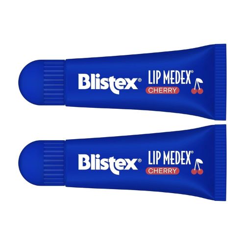 Blistex Cherry Lip Medex Medicated Lip Balm, 0.35 oz, 2 Count