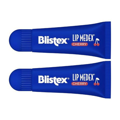 Blistex Cherry Lip Medex Medicated Lip Balm, 0.35 oz, 2 Count