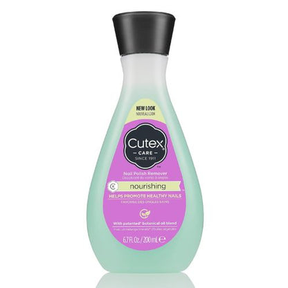 Cutex Nourishing Nail Polish Remover, 6.76 Fl Oz, (Pack of 1)