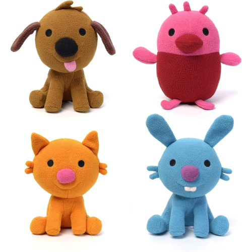 Sago Mini Plush Gift Pack 4 Stuffed Animals for Kids Ages 3+