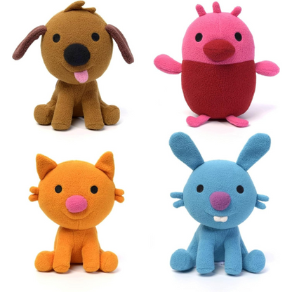 Sago Mini Plush Gift Pack 4 Stuffed Animals for Kids Ages 3+