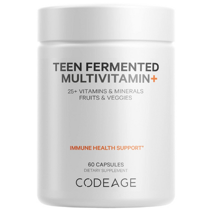 Codeage Teen Multivitamin – 25+ Nutrients, Organic, Omega-3, 60ct