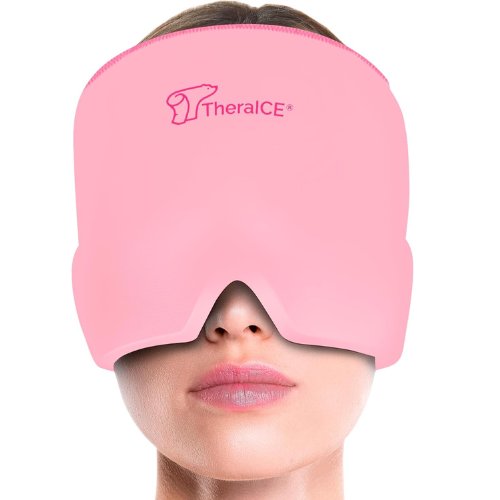 TheraICE Headache Relief Cap Cooling Gel Mask for Migraines