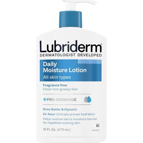 Lubriderm Daily Moisture Body Lotion, Fragrance Free, 16 fl. oz