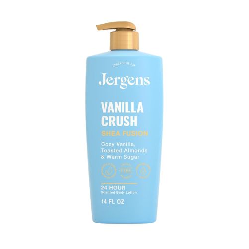 Jergens Shea Fusion Vanilla Crush Body Lotion, Dry Skin, 14 fl oz