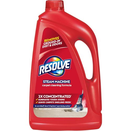 Resolve 2X Concentrated Carpet Cleaner.