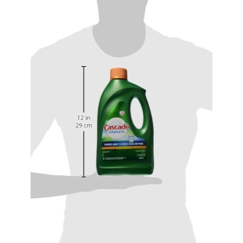 Cascade Complete Dishwasher Detergent Liquid Gel, Dish Detergent, Dishwasher Soap, Citrus, 75oz