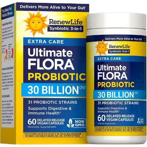 RenewLife Extra Care Ultimate FLORA Probiotic, 60 capsules