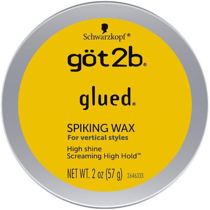 got2b Glued Spiking Hair Wax, 2 Fl Oz, High Shine and Hold