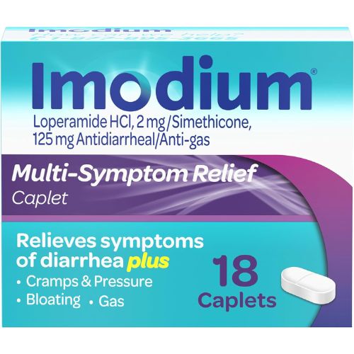 Imodium Multi-Symptom Relief Caplets, 18 ct