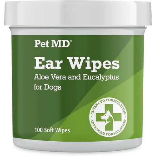 Pet MD Dog Ear Wipes – 100 Count