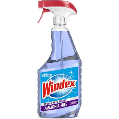 Windex Ammonia Free Glass and Window Cleaner Spray, 23 oz