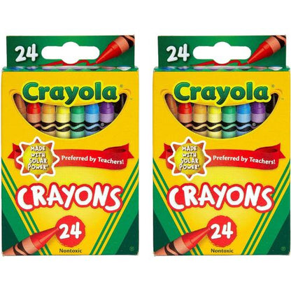 Crayola Crayons 24 ct (Pack of 2)