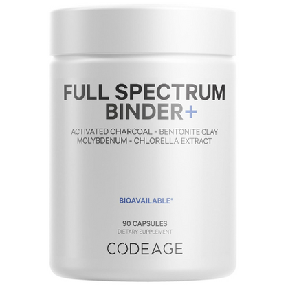 Codeage Binder Supplement – Activated Charcoal & Fulvic Acids, 90 Capsules
