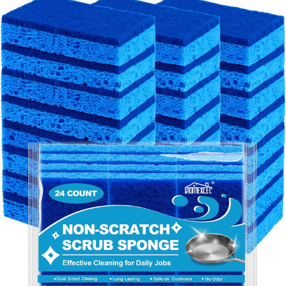 HOMEXCEL Kitchen Sponges – 24 Pack.
