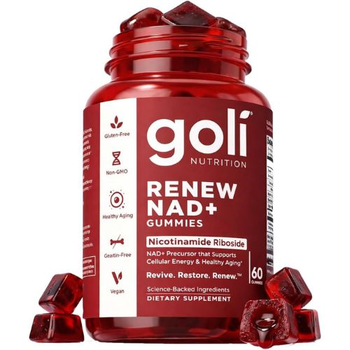 Goli World’s First Renew NAD+, 60 Count – Nicotinamide Riboside