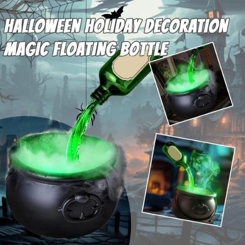 Halloween Black Wizard Bowl Magic Float Bottle