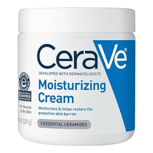CeraVe Moisturizing Cream, Face & Body Moisturizer for Dry Skin, 19oz