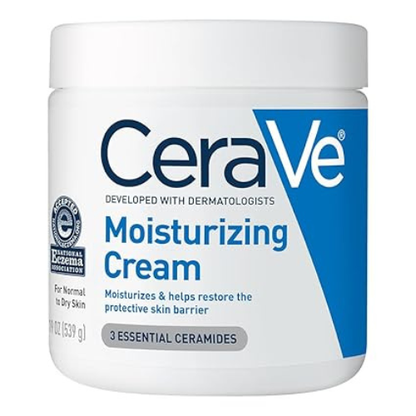 CeraVe Moisturizing Cream, Face & Body Moisturizer for Dry Skin, 19oz