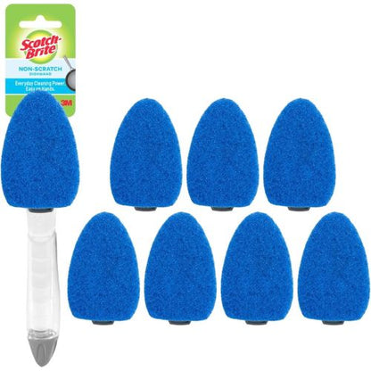 Scotch-Brite Non-Scratch Dishwand Kit, 1 Wand & 7 Refill Pads