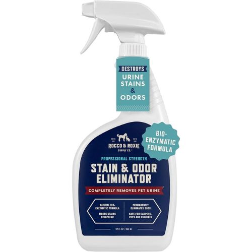 Rocco & Roxie Enzyme Cleaner – 32oz Pet Stain & Odor Eliminator Spray