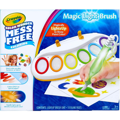 Crayola Color Wonder Magic Light Brush Mess Free Painting Kit