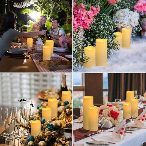 24 Waterproof Outdoor Flameless Candles