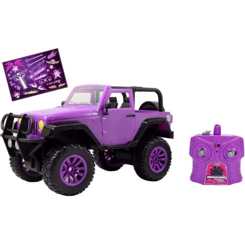 Jada Toys GIRLMAZING Jeep R/C Vehicle (1:16 Scale) – Purple