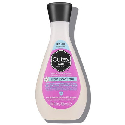 Cutex Ultra Powerful Nail Polish Remover, 10.1 fl oz