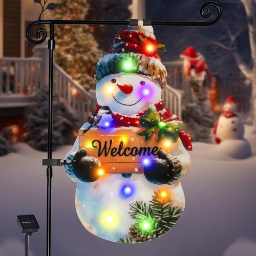 12x18 Lighted Christmas Snowman