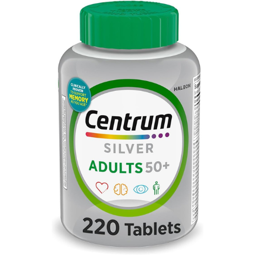 Centrum Silver Multivitamin for Adults 50 and Over, 220 Tablets