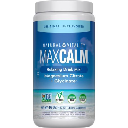 Natural Vitality Calm, Magnesium Supplement, Anti-Stress Drink Mix Powder
