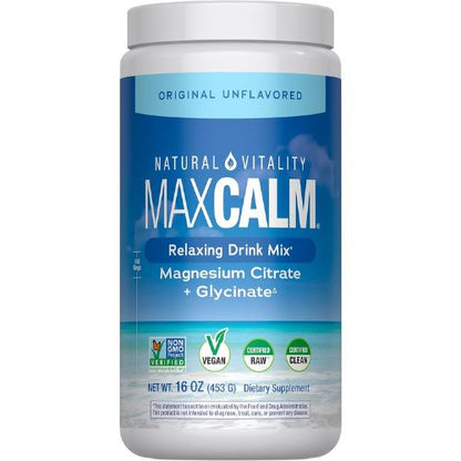 Natural Vitality Calm, Magnesium Supplement, Anti-Stress Drink Mix Powder