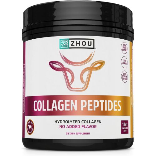 Zhou Collagen Peptides Supplement - 18 oz Jar (46 Servings)