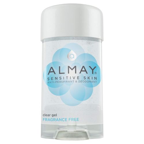 Almay Clear Gel Deodorant and Antiperspirant, Fragrance Free, 2.25