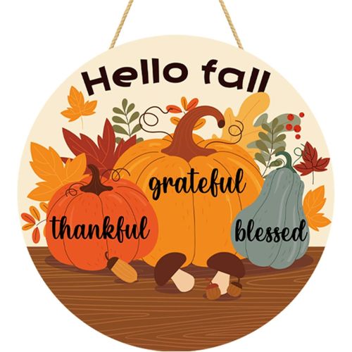 Fall Decorations for Home - Welcome Sign for Front Door
