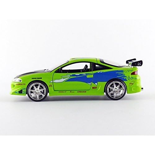 Fast & Furious 1:24 Brian's Mitsubishi Eclipse Die-Cast Car – Collectible Toy for Kids & Adults